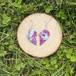 Not your momma’s broken heart earrings